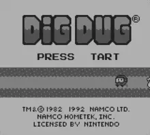 Image n° 4 - screenshots  : Dig Dug